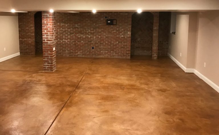 stained concrete floor pittsburgh